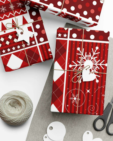 Elegant Customizable Christmas Gift Wrap - Premium Matte & Satin Finishes Made in the USA