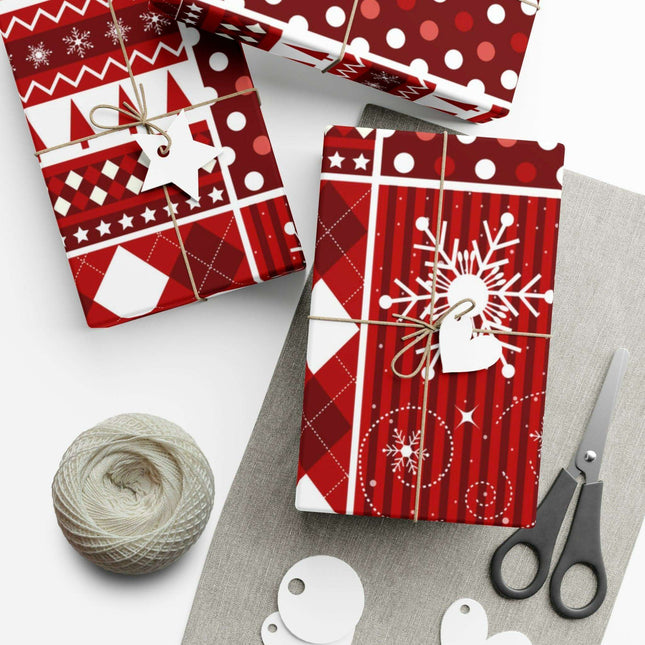 Elegant Customizable Christmas Gift Wrap - Premium Matte & Satin Finishes Made in the USA