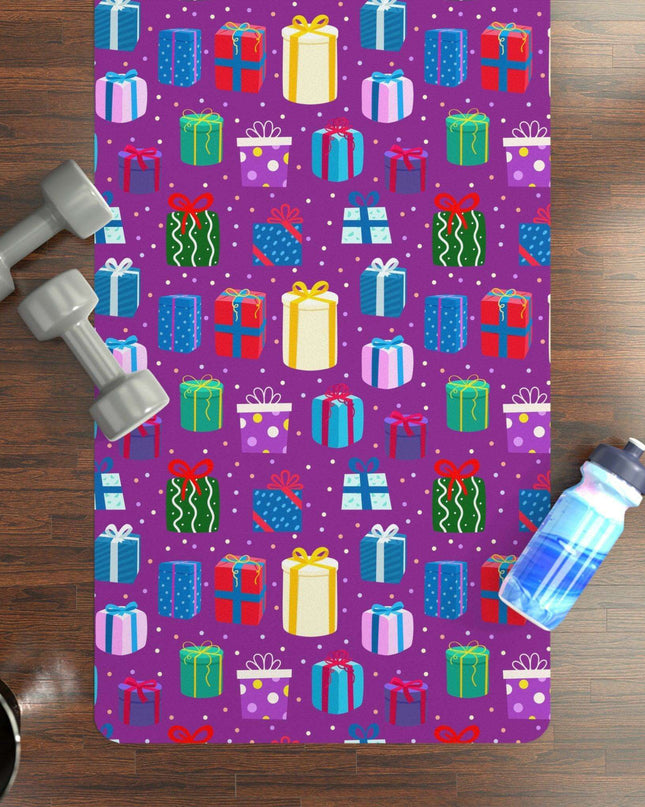 Customized Festive Yoga Mat for Enhanced Comfort and Stability