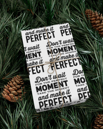 Elegant Customizable Gift Wrap with Inspirational Quotes: Redefine Your Gifting Experience