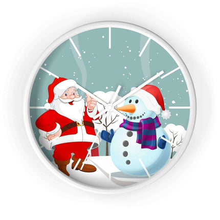 Luxury Festive Wooden Wall Clock for Upscale Interiors