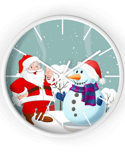 Luxury Festive Wooden Wall Clock for Upscale Interiors