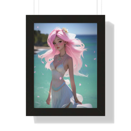 Eco-Conscious Mermaid Art Set with Sustainable Framing