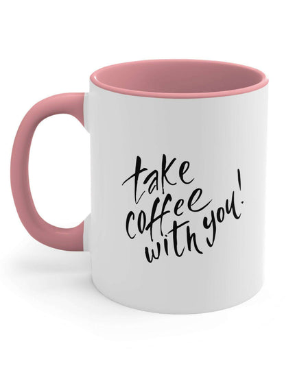 Sophisticated Two-Tone 11oz Custom Accent Coffee Mug for Elegant Mornings