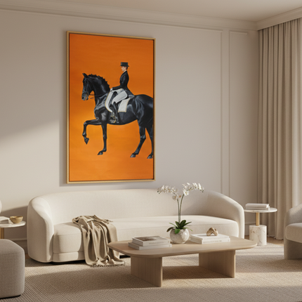 Art Deco canvas painting