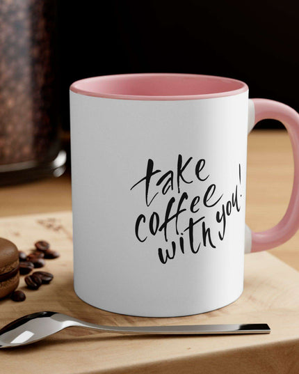 Sophisticated Two-Tone 11oz Custom Accent Coffee Mug for Elegant Mornings