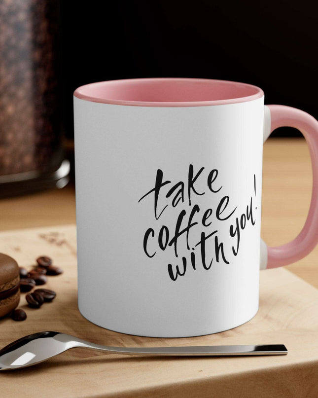 Sophisticated Two-Tone 11oz Custom Accent Coffee Mug for Elegant Mornings