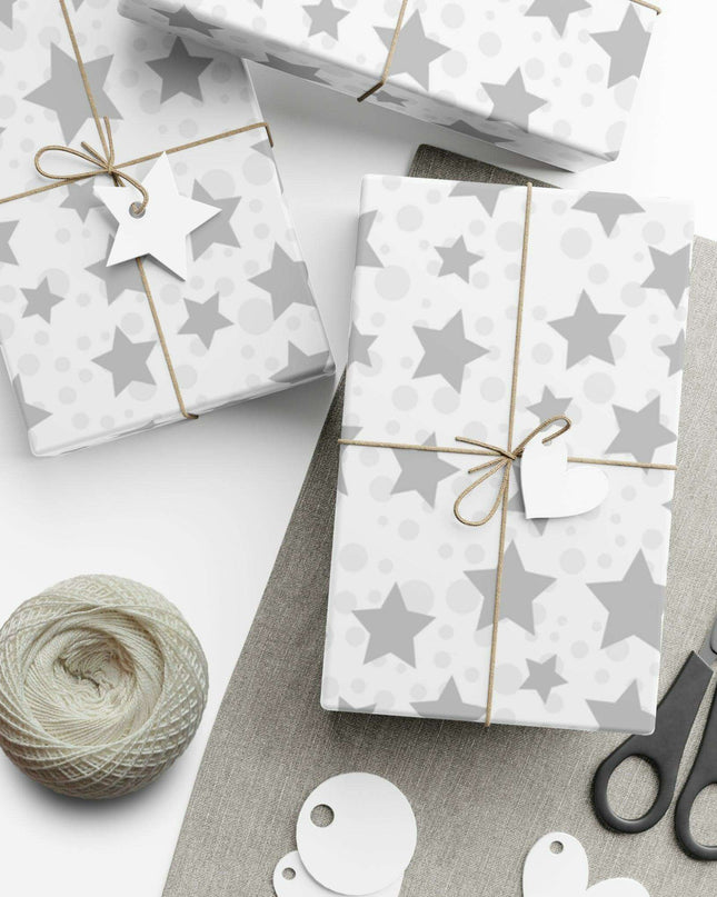 Sustainable Silver Starry Gift Wrap Collection: The Ultimate Choice for Elegant Gifting