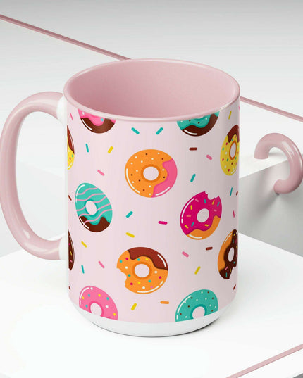 Sophisticated Two-Tone Ceramic Mug Collection - 15oz by Maison d'Elite