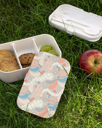 Customizable Elegant Japanese Bento Lunch Box with Stylish Wooden Lid - Transform Your Lunchtime Experience