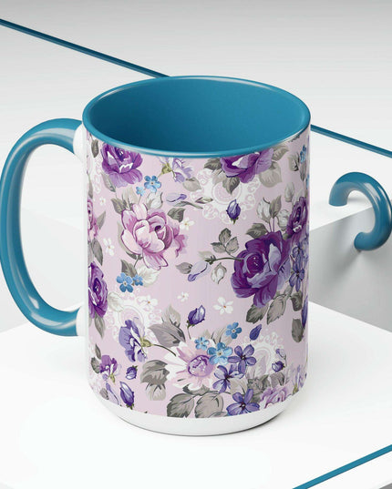 Elegant Duo: Maison Two-Tone Ceramic Coffee Cups