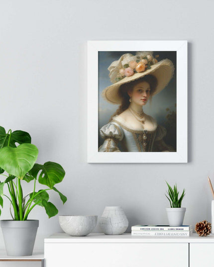 Elegant Femme Fatale: Sustainable Art Print for Stylish Home Interiors
