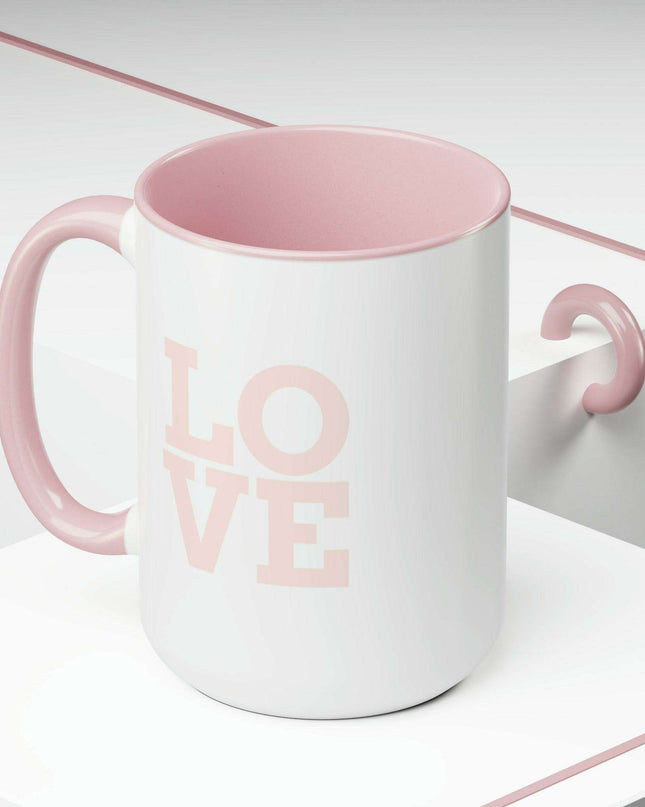 Opulent Enigma LOVE Ceramic Coffee Mugs Set - Luxurious 15oz Cups for Coffee Aficionados