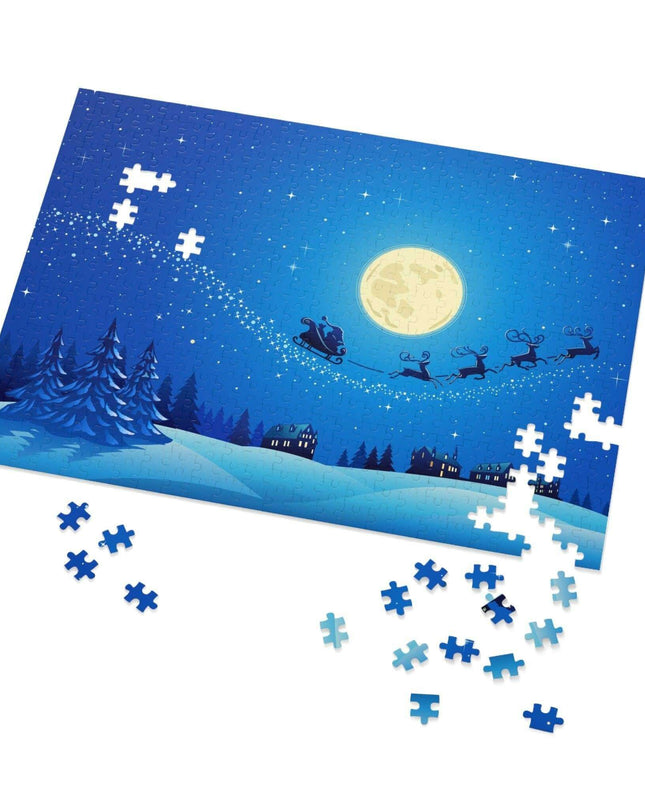 Customizable Family Jigsaw Puzzle Set in Stylish Metal Tin - Made in the USA for Quality Time