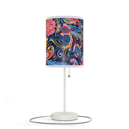 Sophisticated Customization: Maison d'Elite Steel Base Table Lamp with Tailored Trim & Plug Options