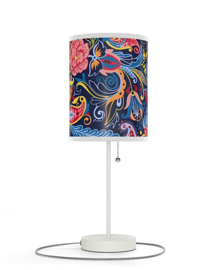 Sophisticated Customization: Maison d'Elite Steel Base Table Lamp with Tailored Trim & Plug Options