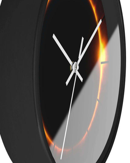 Elegant Wooden Framed Wall Clock for Upscale Home Interior