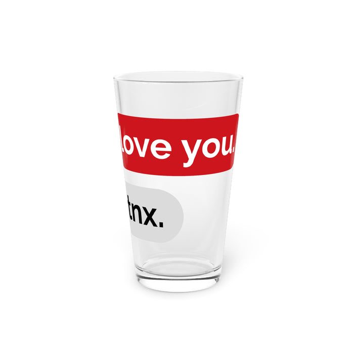 Sophisticated 16oz Personalized Pint Glass - Premium Glassware for Connoisseurs