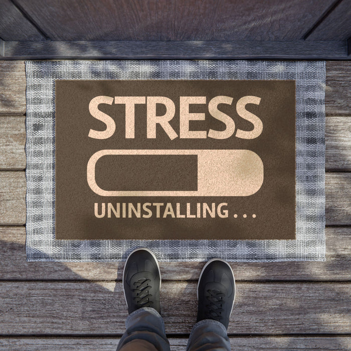 Stress uninstalling Doormat - Customizable Eco-friendly grade-A tufted coir coconut fiber