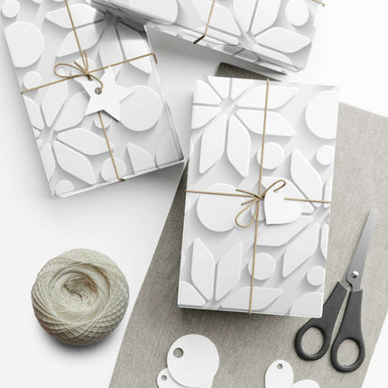 Luxurious 3D Christmas Gift Wrap Set - Maison d'Elite Premium Paper Collection