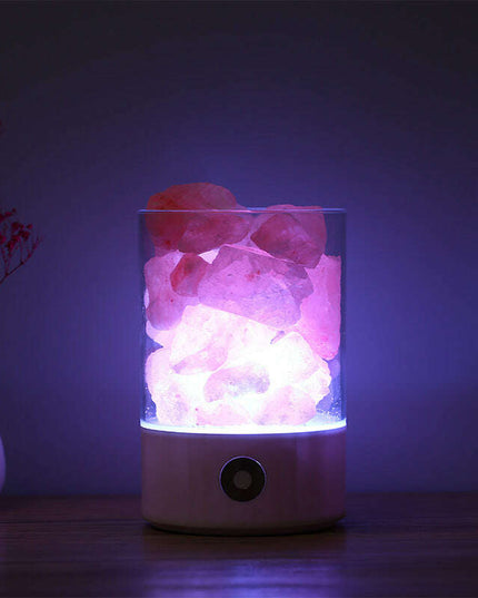 USB Crystal Light Himalayan Salt LED Lamp