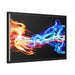 Elite Midnight Pine Wood Gallery-Wrapped Canvas Print