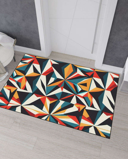 Sophisticated Black Trim Luxury Floor Mat Collection - Premium Quality with Non-Slip Feature