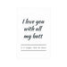 Expressive Love-Filled Matte Posters for Stylish Home Decor