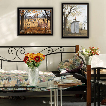 Billy Jacobs 2-Piece Black Framed Wall Art Set - Multicolor Prints