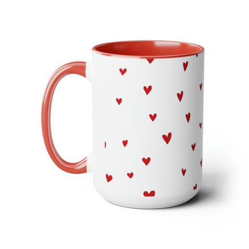 Maison d'Elite LOVE Two-Tone Coffee Mugs for Discerning Tastes 15oz