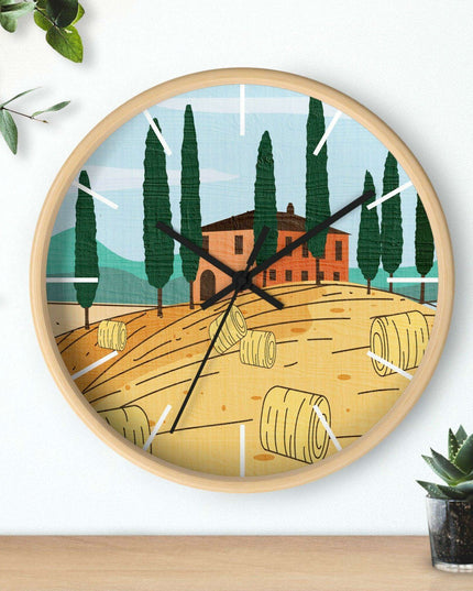 Luxurious Artisan Wooden Wall Clock - A Perfect Fusion of Elegance and Functionality