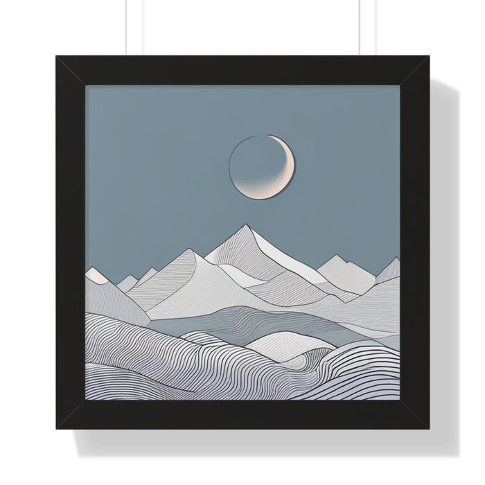 Enchanted Nature Scene Wall Art Print in Sustainable Frame