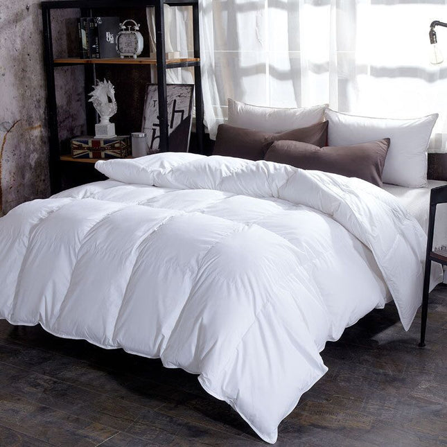 Peekaboo Studio Thickened Velvet Goose Down Quilt - 100% Cotton, Luxur