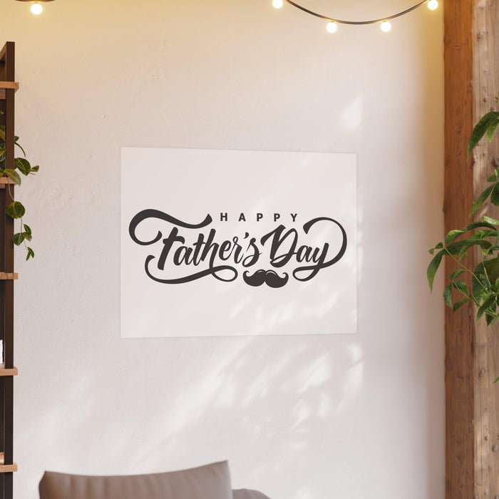 Father's Day Satin and Archival Matte Posters-Poster-Printify-40" x 30" (Horizontal)-Satin-Très Elite