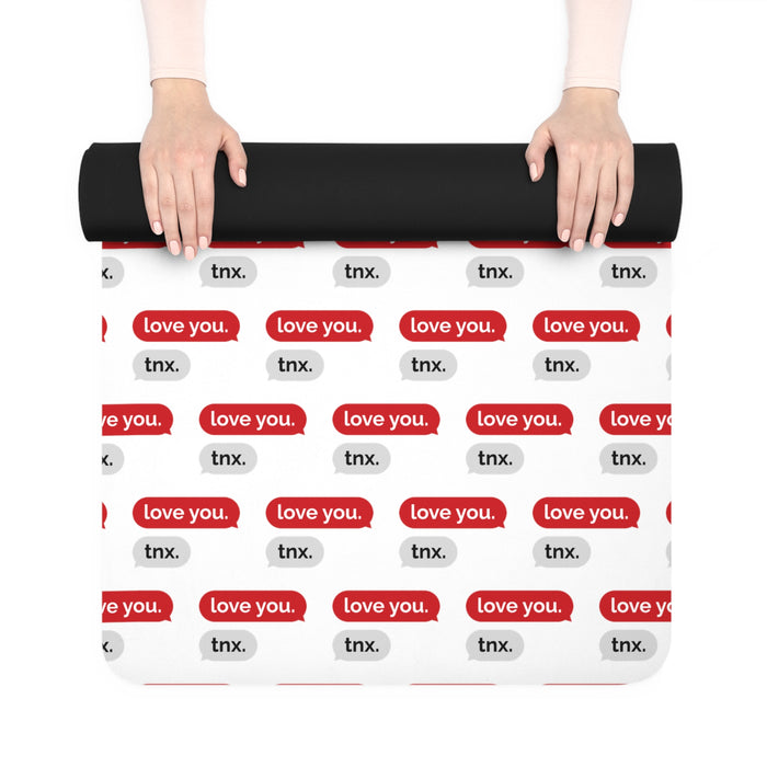 Maison d'Elite Rubber Yoga Mat - Custom Printed Anti-Slip Mat for Yoga