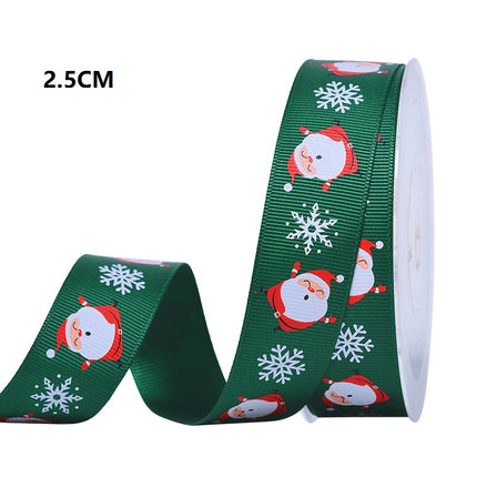 Peekaboo Studio Polyester Christmas Scene Decoration Ribbon - Durable