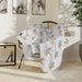 Luxurious Stitched Minky Fleece Blanket for Cozy Elegance