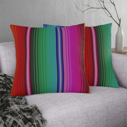 Colorful Water-Resistant Floral Outdoor Cushion Set with Hidden Zipper