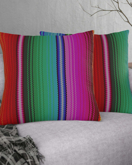 Colorful Water-Resistant Floral Outdoor Cushion Set with Hidden Zipper