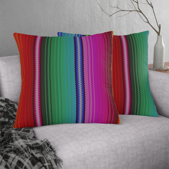 Colorful Water-Resistant Floral Outdoor Cushion Set with Hidden Zipper