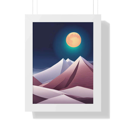 Celestial Harmony Framed Night Sky Artwork - Sustainable Chic for Your Living Space
