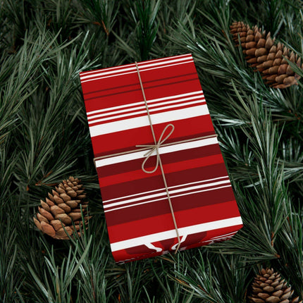 Luxurious Customizable Red Holiday Gift Wrap Set - Elevate Your Present Experience