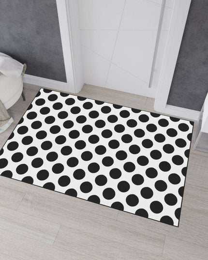 Personalized Polka Dot Area Rug: A Stylish Home Accessory