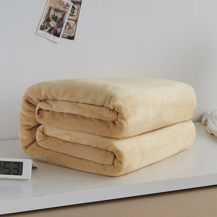 Peekaboo Studio Flannel Coral Blanket - Soft, Cozy, and Warm