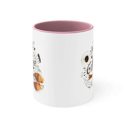 Vibrant Contrast 11oz Ceramic Coffee Mug - Chic Dual-Tone Style