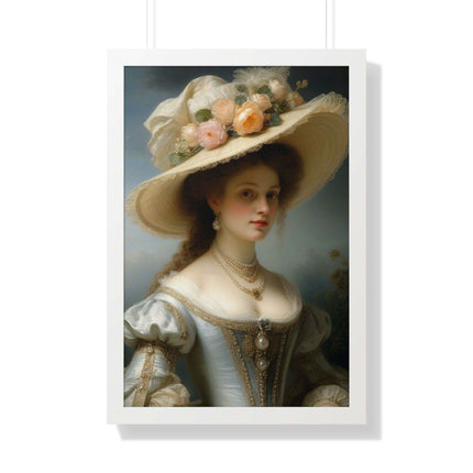 Elegant Femme Fatale: Sustainable Art Print for Stylish Home Interiors