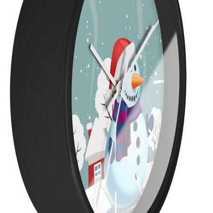 Elegant Wooden Framed Wall Clock - A Perfect Addition to Upscale Decor