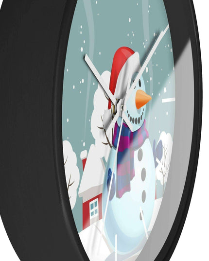 Elegant Wooden Framed Wall Clock - A Perfect Addition to Upscale Decor