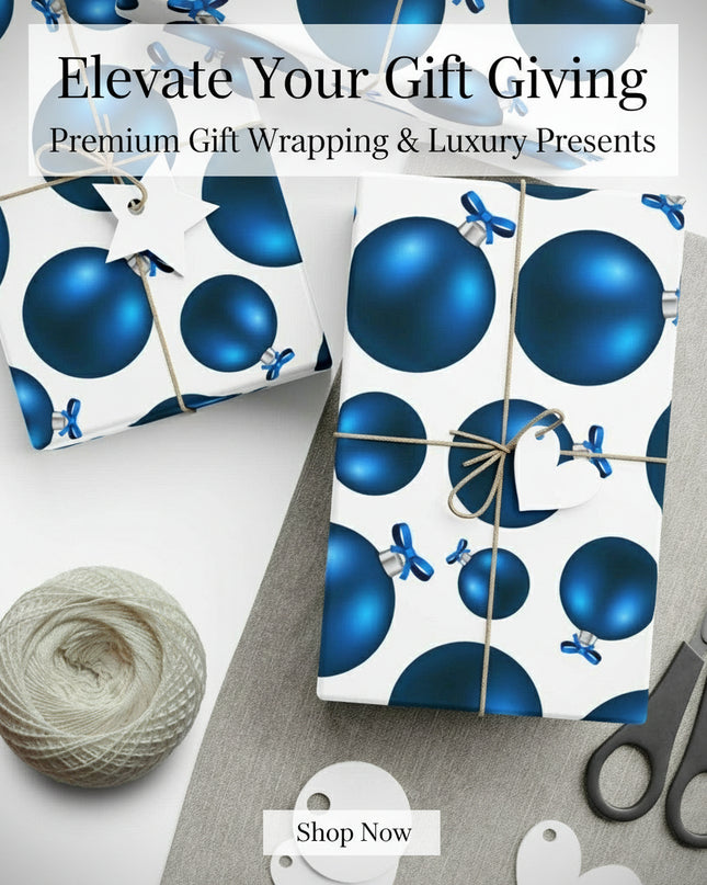 Sustainable Elegance: 3D Green Eco-Friendly Holiday Gift Wrap Set