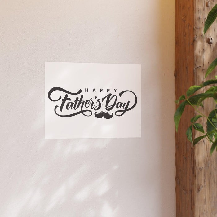 Father's Day Satin and Archival Matte Posters-Poster-Printify-24″ x 18″ (Horizontal)-Matte-Très Elite